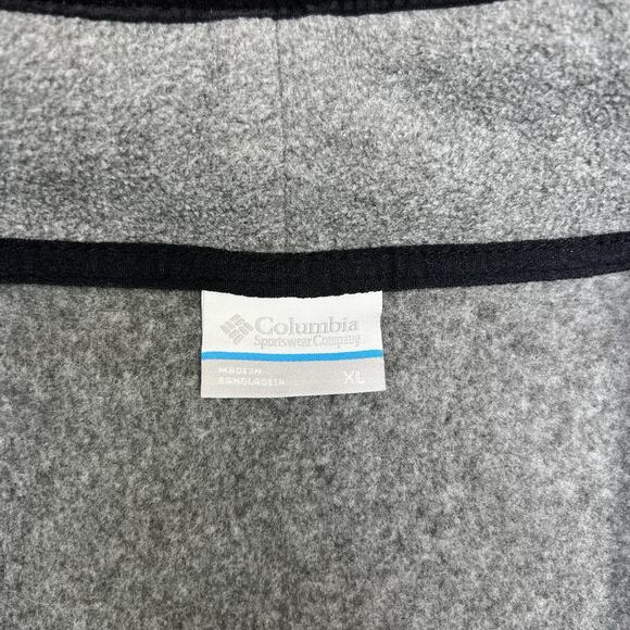 Columbia 1/2 Fleece Sweater Size XL Mens Grey Sequoia Grove $60 - Picture 12 of 13